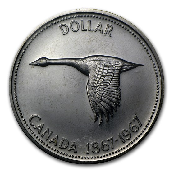 1967 Canada Silver Dollar Flying Goose AU/BU &/or Proof 1967 Canada Silver Dollar Flying Goose AU/BU &/or Proof